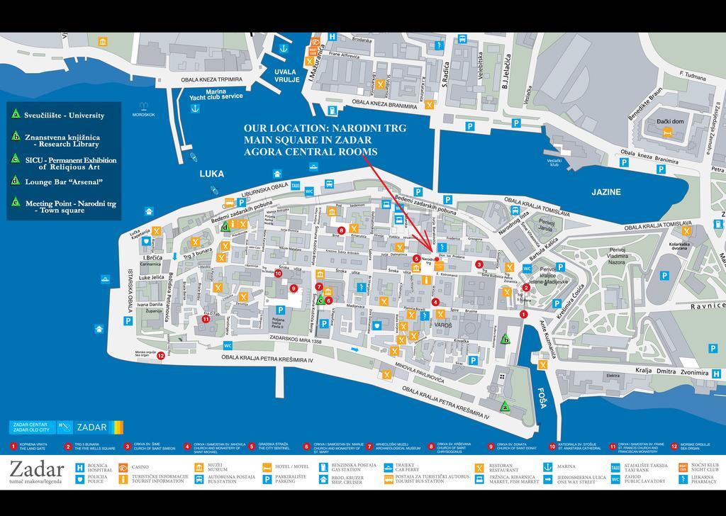 Apartment Agora Zadar Eksteriør billede